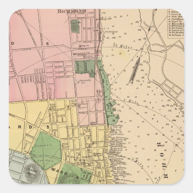 Halifax, NS Square Sticker (Front)