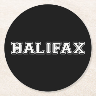 Halifax Round Paper Coaster