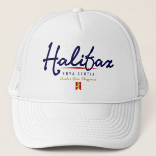 Halifax Script Trucker Hat