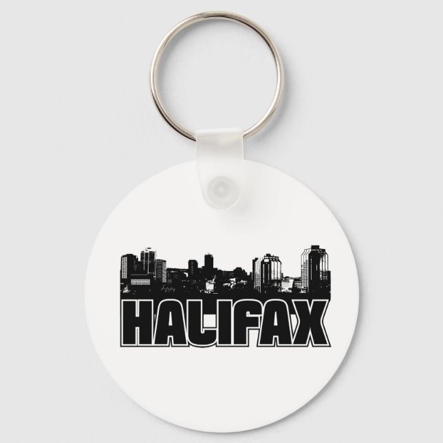 Halifax Skyline Key Ring (Front)