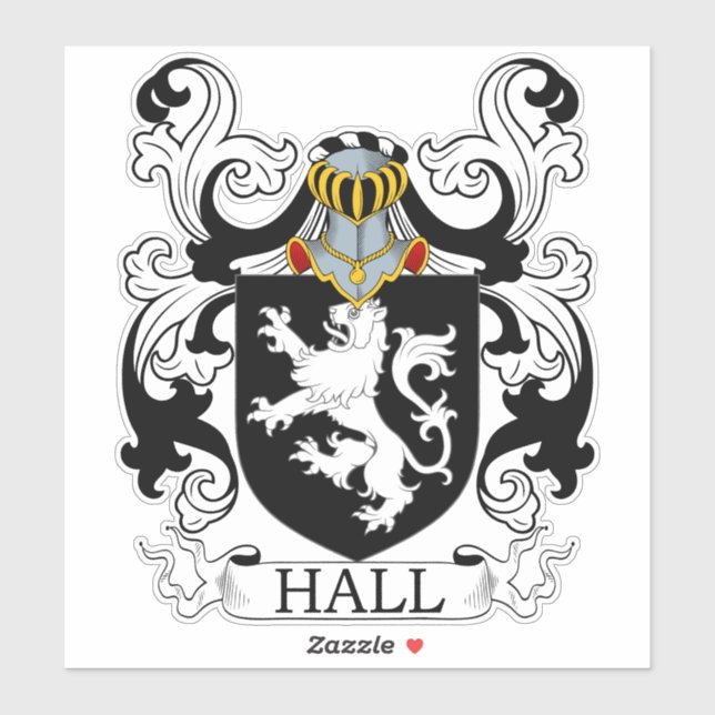 Hall Family Crest (Sheet)