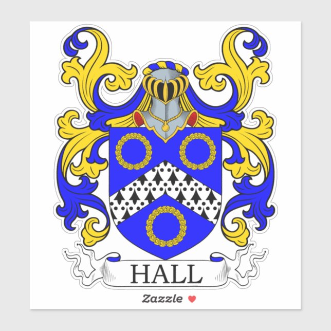 Hall Family Crest (Sheet)