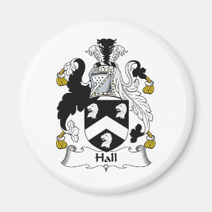 Hall Family Crest Magnet