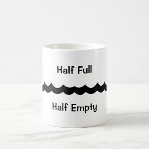 Hall Full Half Empty Coffee Mug