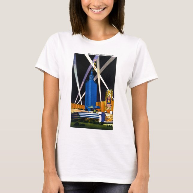 Hall of Science, Chicago World's Fair Retro T-Shirt (Front)