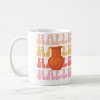 Halle Retro Name Pottery Hobby Coffee Mug