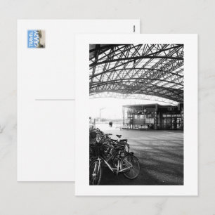 Halle Train Station, Belgium Holiday Postcard