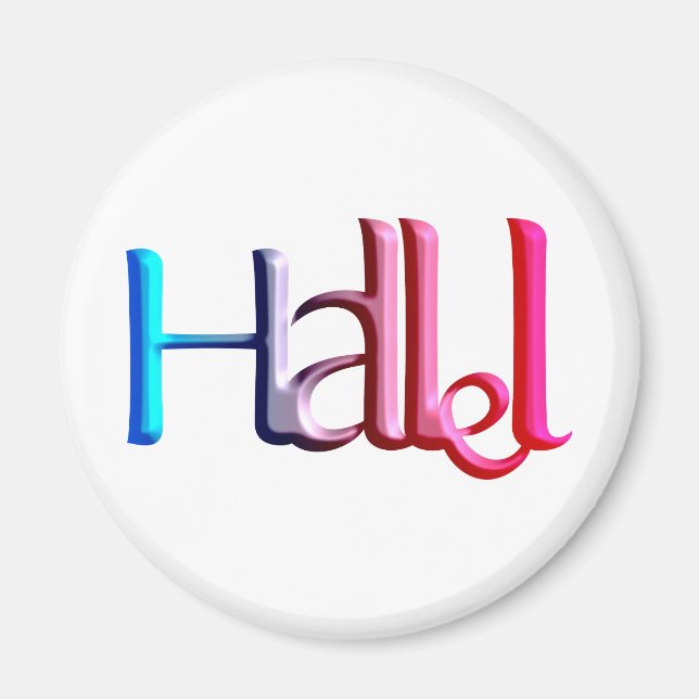 Hallel.png Magnet (Front)