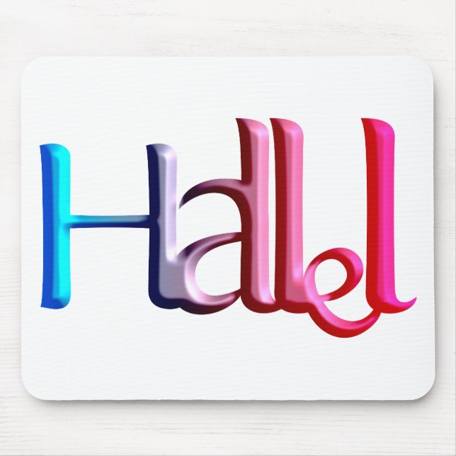 Hallel.png Mouse Pad (Front)