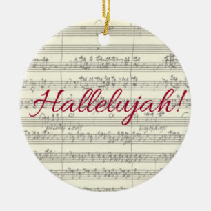 Hallelujah Christmas Ornament