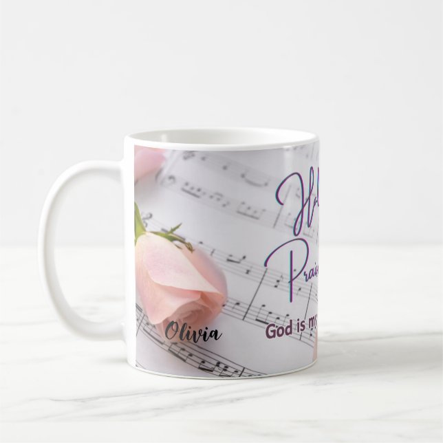 Hallelujah ! God is my life Composer mug  (Left)