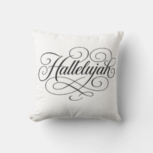 Hallelujah Monogram Cushion