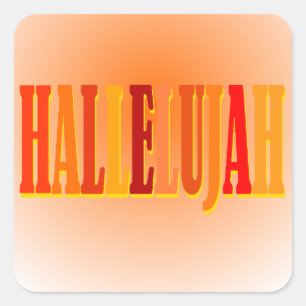 Hallelujah Stickers