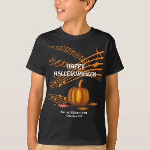 HALLELUJAHEEN   Pumpkin   Christian Halloween T-Shirt