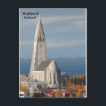 Hallgrímskirkja, Reykjavik, Iceland Postcard<br><div class="desc">Hallgrímskirkja,  Reykjavik,  Iceland</div>
