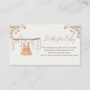 Hallo Baby Shower Boho Clothes Girl Books For Baby Enclosure Card