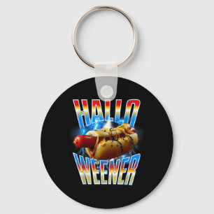 Hallo Weener S Funny Bootleg S Hotdog Halloween Key Ring
