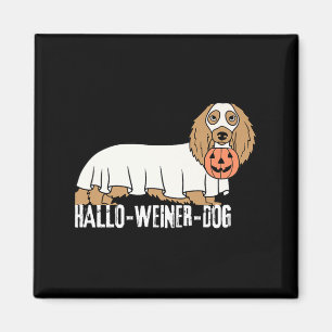 Hallo-Weiner-Dog Dachshund Halloween Dog Premium Magnet