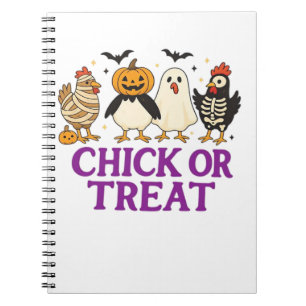 Hallobubu Halloween Cute & Spooky Witch Cat T-Shir Notebook