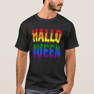 Halloqueen  Halloween LGBT Gay Pride Costume T-Shirt