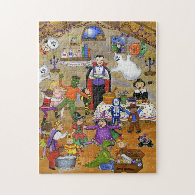 HalloScream Party Halloween Puzzle (Vertical)