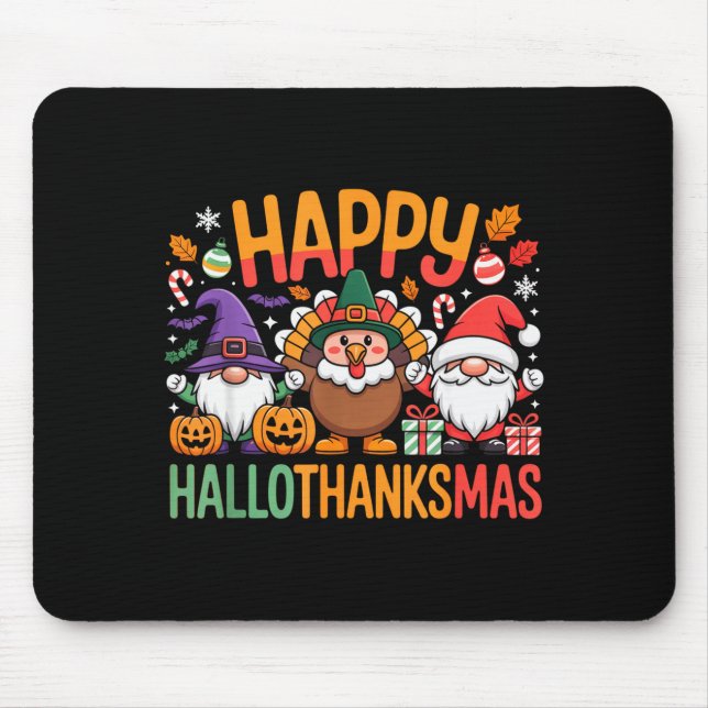Hallothanksmas Dental Istant Funny Tooth Christmas Mouse Pad (Front)