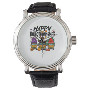 HalloThanksMas Halloween Thanksgiving Christmas Sc Watch