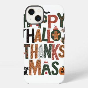 HalloThanksMas Perfect Holiday Gift Fun Festive iPhone 13 Case