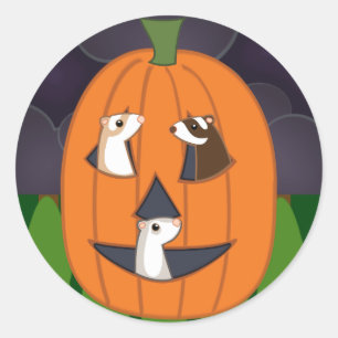 Halloweasel Stickers
