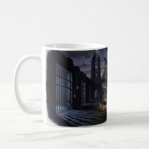 Hallowed Be Thy Name Dark Gothic Raven Mug