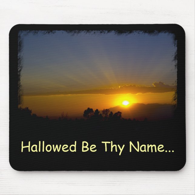 Hallowed Be Thy Name Mouse Pad (Front)