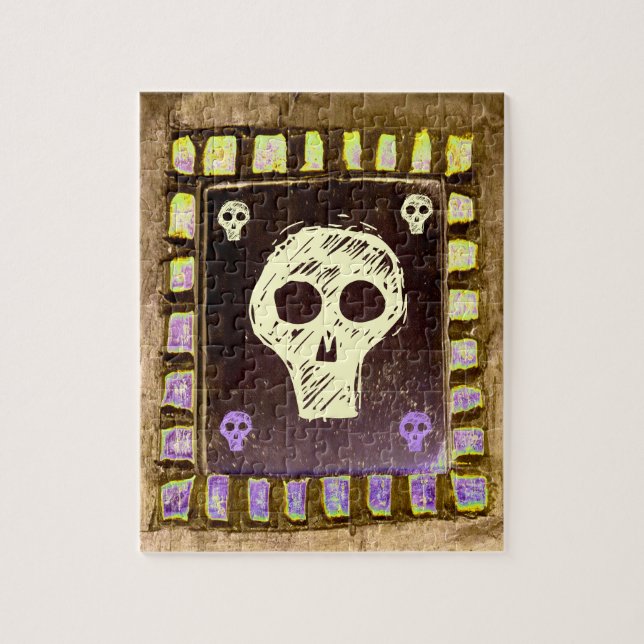 Hallowed Skull  Jigsaw Puzzle (Vertical)