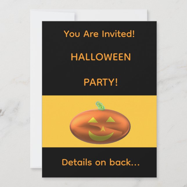 HALLOWEEEN PARTY Invitation (Front)