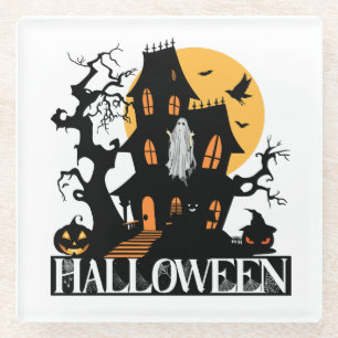 Halloween 03.w glass coaster