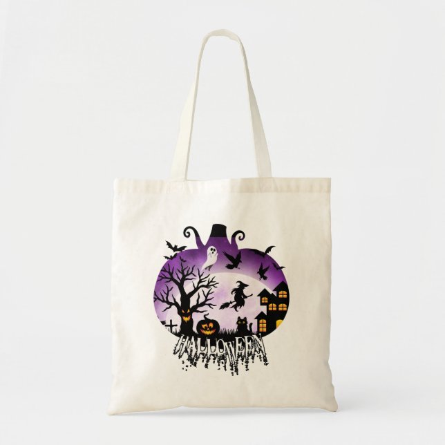 Halloween 05.bw tote bag (Front)