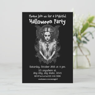 Halloween, 13 vampire, fun, frightful, scary, c2 invitation