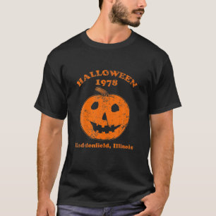 Halloween 1978 Holiday Spooky Gift Myers Pumpkin H T-Shirt