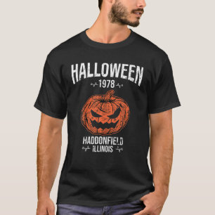 Halloween 1978 Holiday Spooky Pumpkin Haddonfield T-Shirt