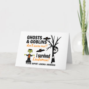 Halloween 1 Leukaemia Survivor Card