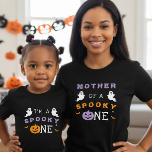 Halloween 1st Birthday Spooky One Ghost Mother T-Shirt