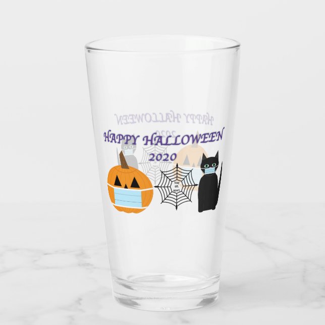 Halloween 2020 glass (Back)