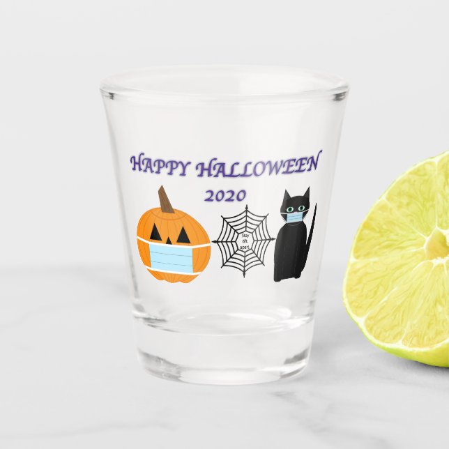 Halloween 2020 shot glass (Front)