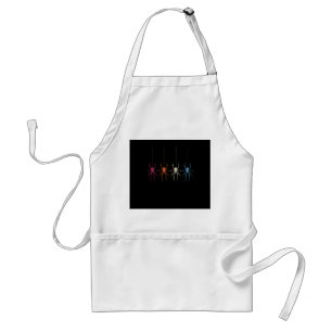 Halloween 2020 Vintage Spider Web Silhouette Standard Apron