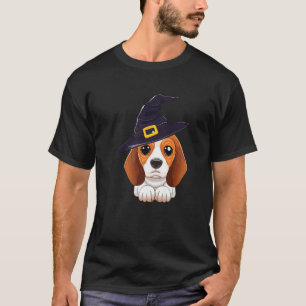 Halloween 2023 Cute Beagle Dog Lovers Witch Hat Co T-Shirt