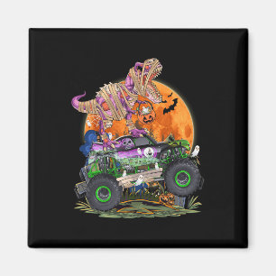 Halloween 2023 Dinosaur Skeleton T rex Scary Pumpk Magnet