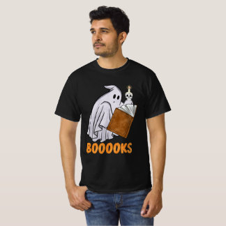 Halloween 2024: T shirt a ghost in a book