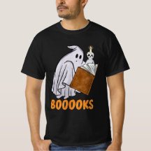 Halloween 2024: T shirt a ghost in a book