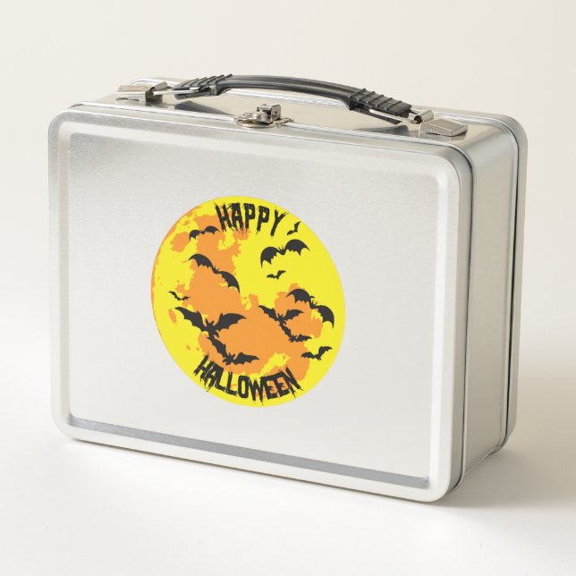 halloween 2024funny halloween metal lunch box (Front)