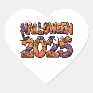 Halloween 2025 – Colourful Cartoon Cutout Sticker