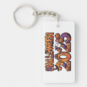 Halloween 2025 – Colourful Cartoon Cutout Sticker Key Ring